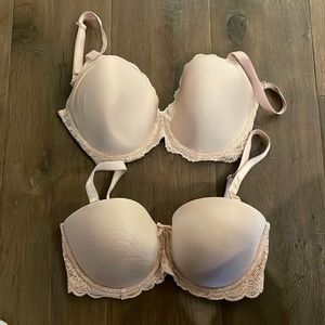 Two Victoria’s Secret 34DDD Nude Bras